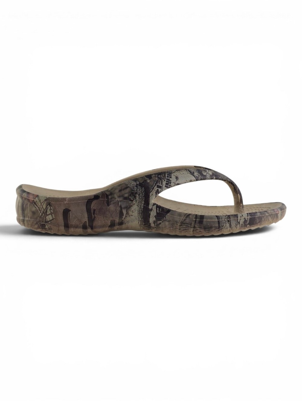Dawgs Women Mossy Oak Breakup Infinity Camo Flip Flop Sandals 5